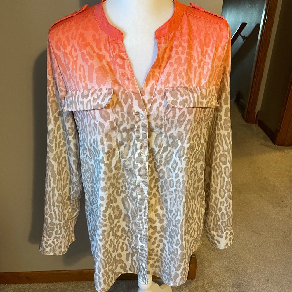 Calvin Klein button up blouse